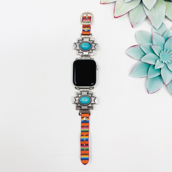Accessories - Western Aztec Apple Watch Band - Serape